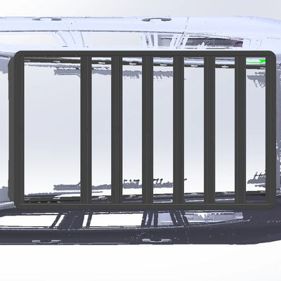 Αλουμινένια ράφια οροφής αυτοκινήτων για Toyota LC300 Μακρύ 2270*1300mm Επιφάνεια επίστρωσης σκόνης