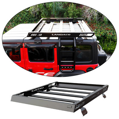 Πάνω- AL6063 SS304 4X4 Αλουμινίου κράμα Πάνω στέγη Rack Cargo Carrier για Jeep Wrangler JL