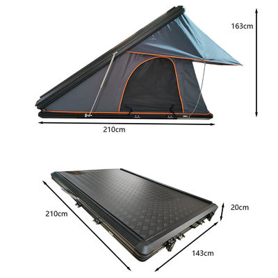 4x4 Offroad Αδιάβροχο Κατασκηνώματος Clamshell Τρίγωνο Σκληρή οροφή Τέντα Εξωτερικό όχημα Οροφή Τέντα