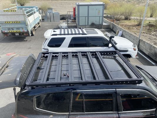 4x4 Εξωτερικά εξαρτήματα οχημάτων Αλουμινένιο ράφι οροφής με επιφάνεια υψηλής και σκόνης