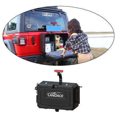6063 Αλουμινίου Jeep Wrangler JL JK Κουτί αποθήκευσης πίσω από την πόρτα για εξωτερική αποθήκευση εκτός δρόμου