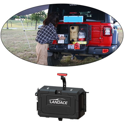 2016-2018 Landace 4x4 εξωτερικά αξεσουάρ πίσω τοποθέτηση Αλουμινίου αποθήκευση εργαλείων κουτί για Jeep