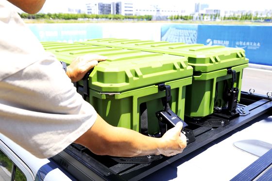 Καρβονικό χάλυβα οροφή ράφι τοποθετημένη αποθήκευση κουτί εργαλείων Κράτη για offroad 4x4 αξεσουάρ