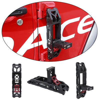 Μαύρο κόκκινο αλουμινένιο πεντάλ για Jeep Wrangler JL 4x4 Off Road Camping Accessories