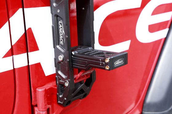 Μαύρο κόκκινο αλουμινένιο πεντάλ για Jeep Wrangler JL 4x4 Off Road Camping Accessories