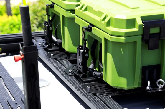 6kg καθαρό βάρος Καρβονικό χάλυβα στέγη ράφι τοποθετημένο κουτί εργαλείων Κράτη για οικουμενικά αυτοκίνητα 4x4