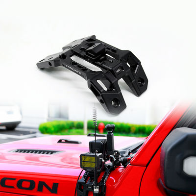 JEEP Wrangler JL A Πυλώνας Hood Mount Light Brackets Ανθεκτικό στη διάβρωση κράμα αλουμινίου