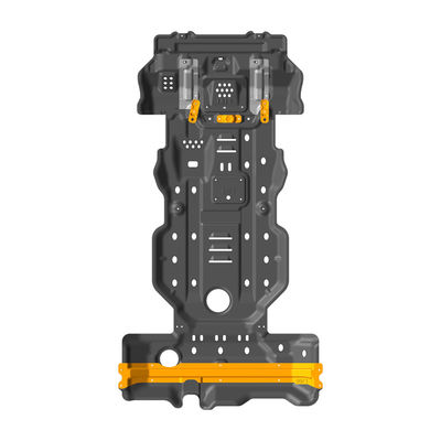 Toyota Prado LC120 Κάτω προστατευτικό κάτω από το σώμα Αλουμινίου κράμα Καλύφτης κινητήρα πλήρης πλάκες ολίσθηση