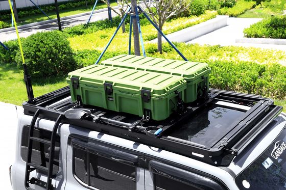 2018 Silver 4WD 4x4 εξωτερικά αξεσουάρ τοποθέτηση στην οροφή του αυτοκινήτου Rack Heavy Duty Tool Box