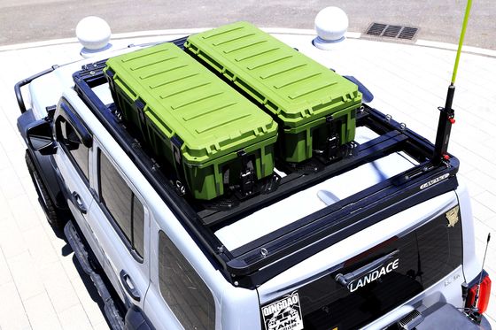 2018 Silver 4WD 4x4 εξωτερικά αξεσουάρ τοποθέτηση στην οροφή του αυτοκινήτου Rack Heavy Duty Tool Box