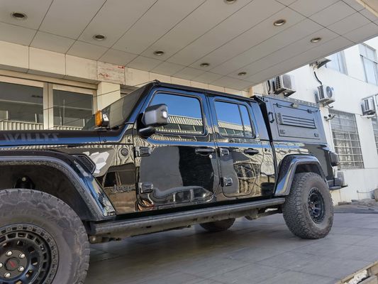 Κλειδωτικό Gladiator JT 4x4 Συσκευές αυτοκινήτου Αλουμινίου κράμα Pickup φορτηγό Κάλυψη κρεβατιού Hardtop Αδιάβροχο κάλυμμα για Jeep