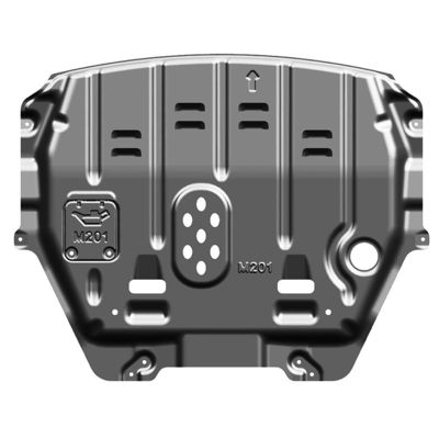 Μαύρη Powder Coating 3D Motor Protector Cover Skid Plate για προστασία MINI-R