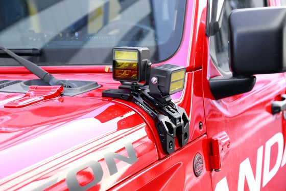 Μαύρες λαμπρές θραύσεις για τοποθέτηση για Wrangler JL