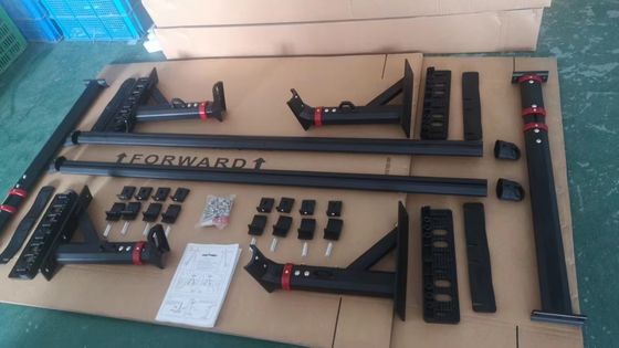 Υψηλό Αλουμίνιο Φορτηγό κρεβάτι Rack Roll Bar για τη μεταφορά μεγαλύτερων αντικειμένων σε JEEP