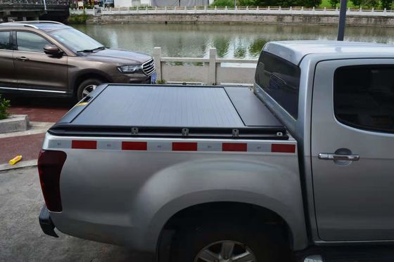 ISUZU D-MAX Αλουμινίου αναδιπλούμενο σκληρό pick up φορτηγό κάλυψη κρεβατιού με υδατοστεγή λειτουργία