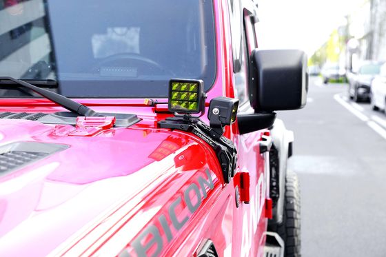 Jeep JL Μαύρο Jeep Αλουμινένιο κράμα LED Φωτός οδήγησης Κράτηση Κράτηση τοποθέτησης πυλώνα