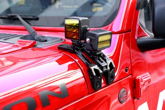 Jeep JL Μαύρο Jeep Αλουμινένιο κράμα LED Φωτός οδήγησης Κράτηση Κράτηση τοποθέτησης πυλώνα