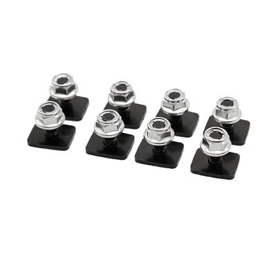 Παγκόσμιο μαύρο ανοξείδωτο χάλυβα Eye Bolt Eye Nut για 4x4 ράφι οροφής αποσκευών