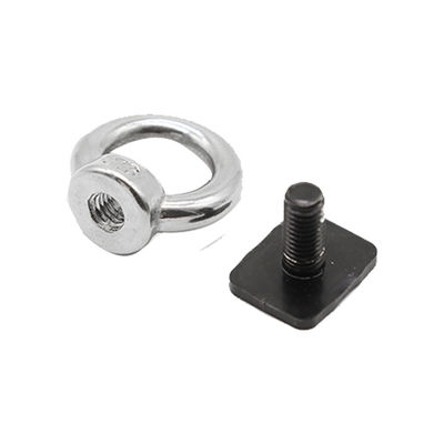 Παγκόσμιο μαύρο ανοξείδωτο χάλυβα Eye Bolt Eye Nut για 4x4 ράφι οροφής αποσκευών