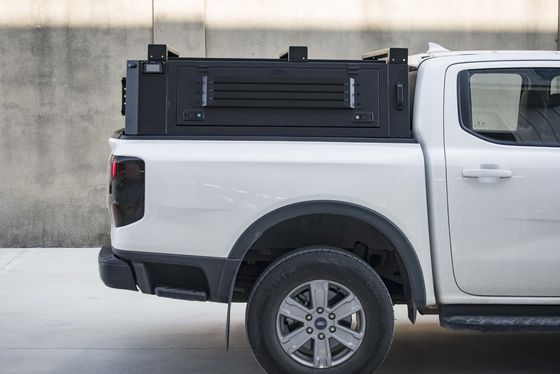 JMC DADAO 4x4 Pickup Truck Canopy High- Black Powder Coated Truck Camper Semi-High Bed (Τροχόσπιτο JMC DADAO 4x4 Πικ-απ Τρακ)