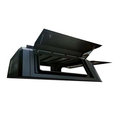 Jeep Gladiator Pickup Truck Bed Canopy Topper σε υψηλή μαύρη σκόνη επικαλυμμένο φινίρισμα