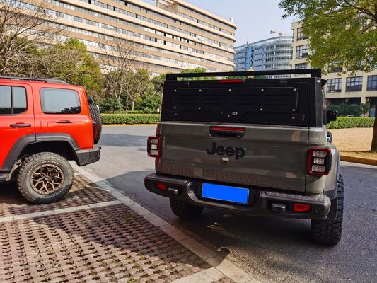 Jeep Gladiator Pickup Truck Bed Canopy Topper σε υψηλή μαύρη σκόνη επικαλυμμένο φινίρισμα