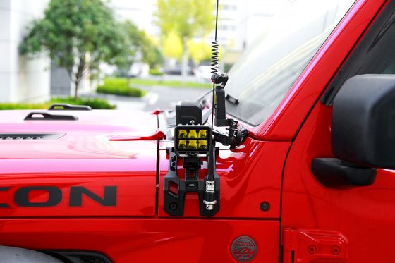 OEM αποδεκτό υψηλού αλουμινίου κράμα LED οδήγηση φωτεινή θήκη ένα πυλώνα Mount για Jeep JL
