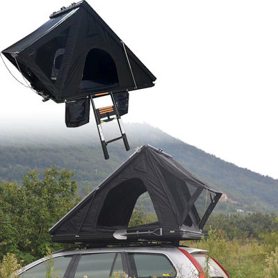 Παγκόσμιο Τρίγωνο Κλαμσέλ Σκληρό Κέλυφος Καροτσούκ Αυτοκινήτου Πάνω σκηνή για εξωτερική κατασκήνωση Σκοτεινό γκρι