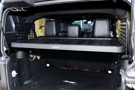 Jeep Wrangler JK πίσω πύλη αποθήκη αποσκευών αποσκευών εσωτερικό ράφι ενσωματωμένο και ανθεκτικό σχεδιασμό