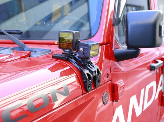 JEEP 2021- Wrangler Light Mounting Brackets CNC επεξεργασμένο με ανθεκτικό κράμα αλουμινίου