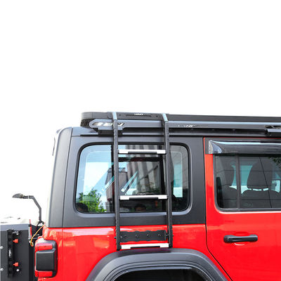18-23 Wrangler Rubicon Jeep Side Ladder Ανθεκτικό υλικό από χάλυβα για περιπέτειες εκτός δρόμου
