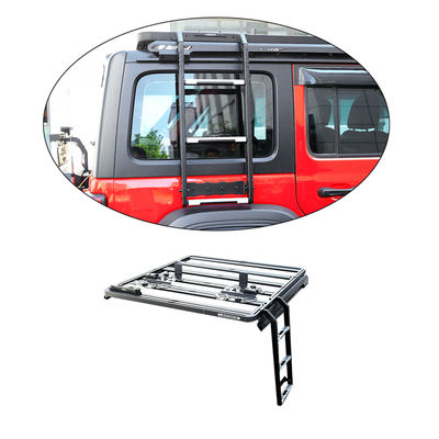 18-23 Wrangler Rubicon Jeep Side Ladder Ανθεκτικό υλικό από χάλυβα για περιπέτειες εκτός δρόμου