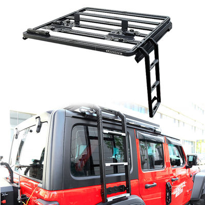 18-23 Wrangler Rubicon Jeep Σκεπή Πλευρικοί αναρριχητές σκάλα Offroad Σιδηροδρομική σκάλα
