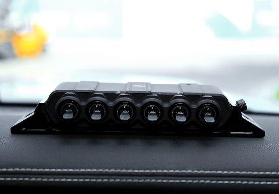 ISO9001 2015 Πιστοποιημένο 6 Gang Aluminium Rocker Switch Panel για ασύρματο έλεγχο αυτοκινήτων