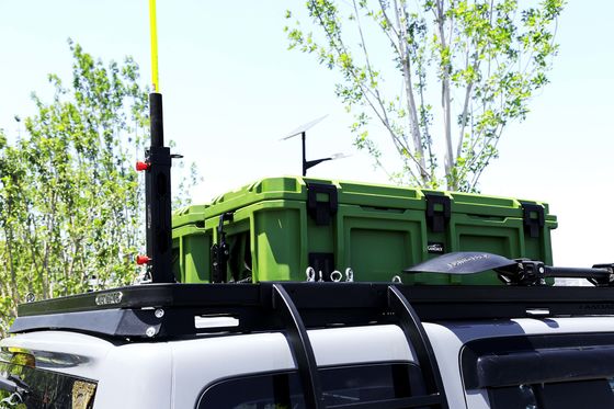 Παγκόσμιο 4x4 off road στέγη ράφι Mount Flagpole Κράφτης 308 * 98.5 * 51.4mm Παγκόσμιο Fit