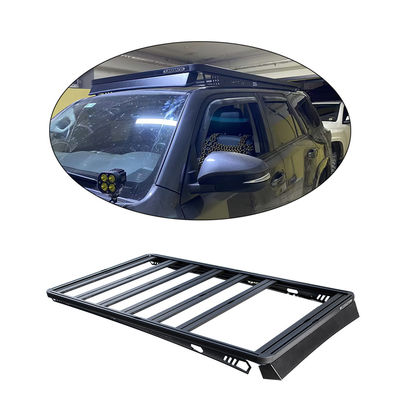 Μαύρο 4x4 offroad 4runner Συσκευές Ρακ στην οροφή με τοποθέτηση στην πλάτη από κράμα αλουμινίου