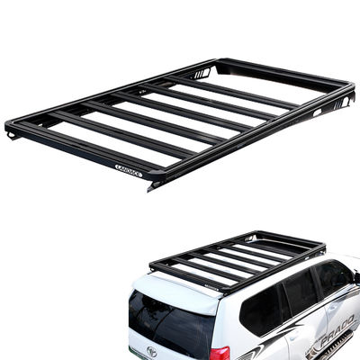 Προσαρμοσμένο σχεδιασμό οροφής Mount Cargo Carrier Basket για Toyota LC150 LC200 Μαύρο μοναδικό