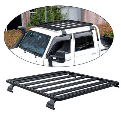 Landace Logo Προσαρμογή Power Coating Cargo Carrier Basket Roof Rack για το LC79