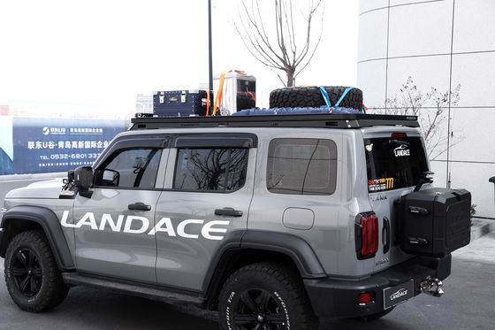 Μαύρο 4X4 κράμα αλουμινίου χαμηλού προφίλ δεξαμενή αποσκευών 300 εξαρτήματα στέγη σιδηροτροχείο ράφι για GWM