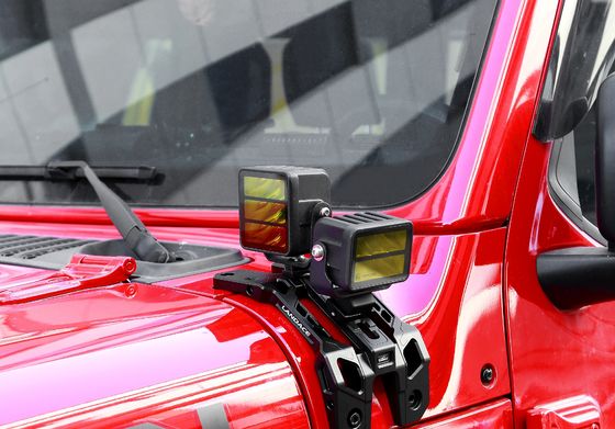 Εύκολα σε σκόνη επικαλυμμένα με πυλώνα A φωτεινά στηρίγματα τοποθέτησης για αλουμινένιο κράμα CNC επεξεργασία