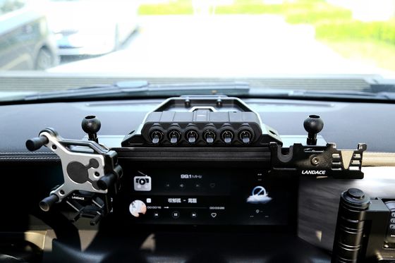 Οροφή Rack Mount Universal Car Offroad Light Control Ασύρματος 6 Gang Car Switch Panel Ηλεκτρονικό σύστημα αναμετάδοσης
