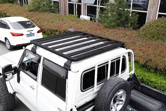 Εγκατάσταση βροχερού κενού εκτός δρόμου Land Cruiser LC79 Αλουμίνιο 4X4 στέγη Rack για την Toyota