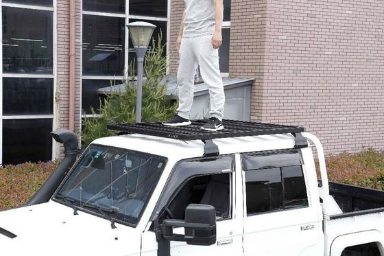 Εγκατάσταση βροχερού κενού εκτός δρόμου Land Cruiser LC79 Αλουμίνιο 4X4 στέγη Rack για την Toyota