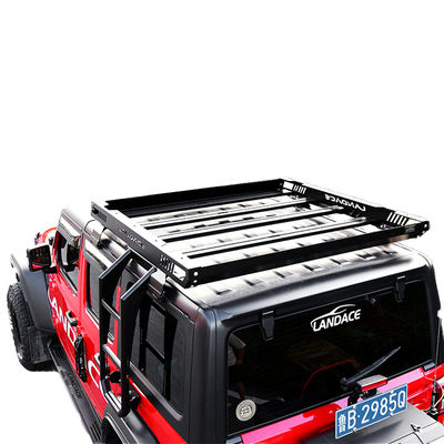 4x4 Off-road Αλουμινίου κράμα στέγη ράφι αποσκευές αυτοκίνητο στέγη καλάθι σε μαύρο 1455 * 1425 * 113mm