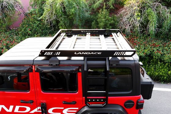 Πάνω- AL6063 SS304 4X4 Αλουμινίου κράμα Πάνω στέγη Rack Cargo Carrier για Jeep Wrangler JL