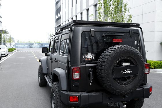 Επέκταση αποτελεσματικά αποθήκευση Jeep JK σας με μαύρη σκόνη επικαλυμμένη πλατφόρμα στέγη Rack