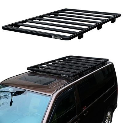 Πολυτελή φορτηγό οροφής αυτοκινήτου 4X4 Crossbar Basket Flat Alloy Platform Roof Mount