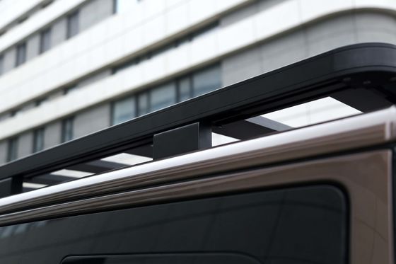 Πολυτελή φορτηγό οροφής αυτοκινήτου 4X4 Crossbar Basket Flat Alloy Platform Roof Mount