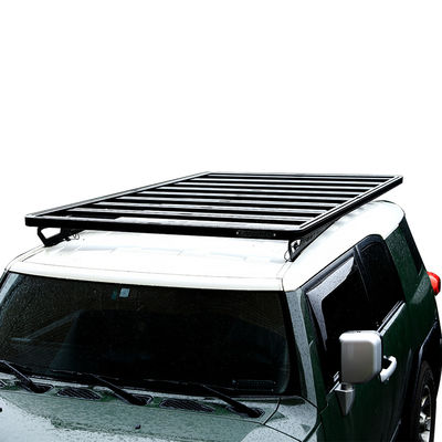 Μαύρο AL6063 SS304 4X4 Universal FJ Cruiser Αλουμινίου Σύνθετο οροφή σιδηροδρομική καλάθι για την Toyota