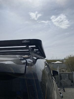 Οροφή Mount Μαύρο Παγκόσμιο 4X4 Land Cruseir Lc300 Οροφή Σιδηρόδρομο Rack Basket Toyota Μαύρο
